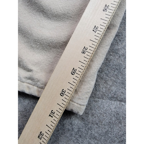 LL Bean Pathfinder Pants Womens 18 Beige Flannel Lined Outdoor - Picture 13 of 15